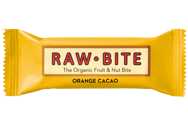 Raw Bite energybar orange cacao bio & raw 50g